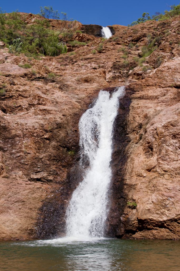 Middle Springs waterfall located outside of Kununurra WA