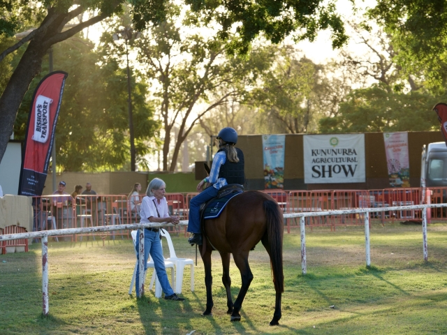 equestrian event at the kununurra ag show 2026