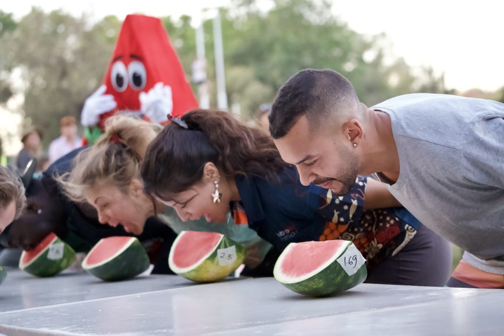 watermelon eating competition at the Kununurra Ag show 2026