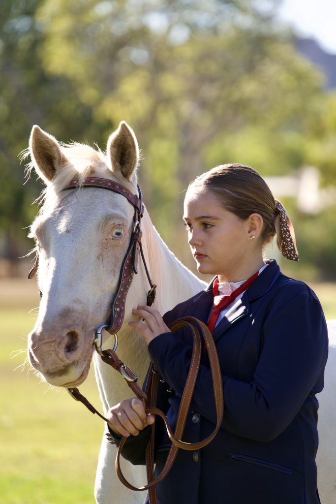 girl and her horse at the Kununurra Ag show 20206