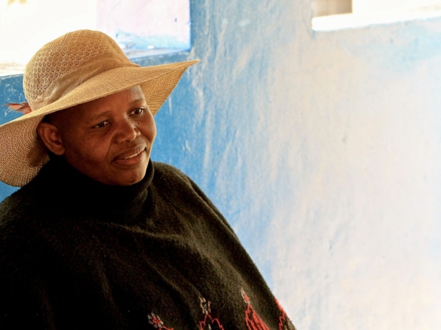 The village chief of pandamatenga botswana