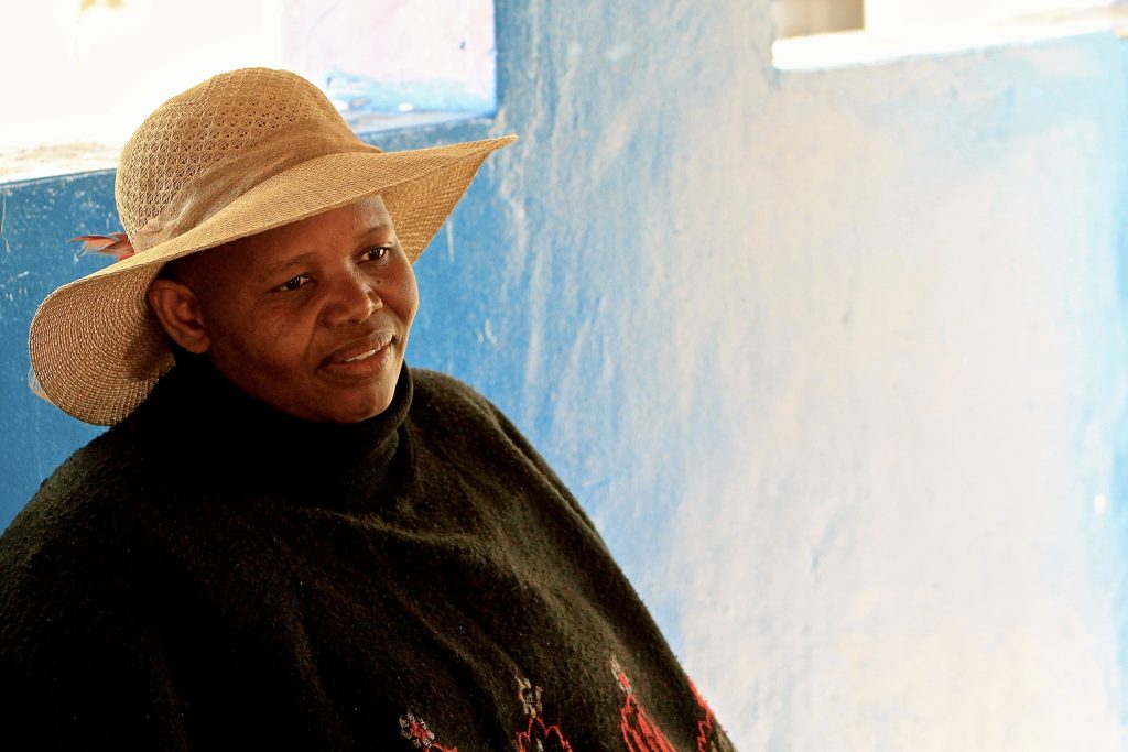 The village chief of pandamatenga botswana