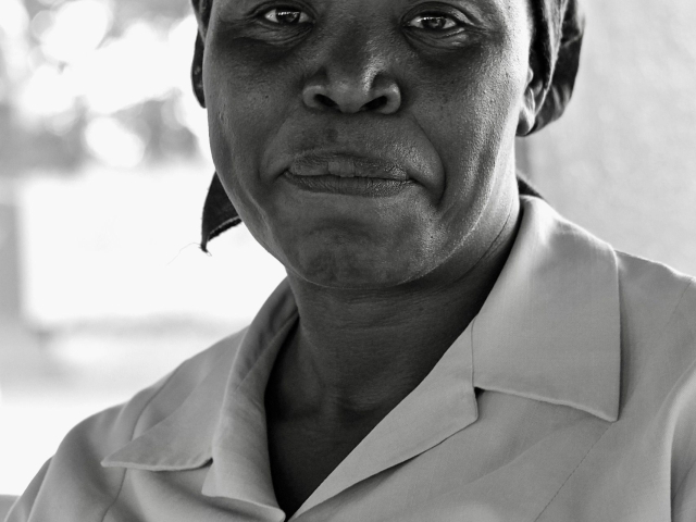 woman in botswana