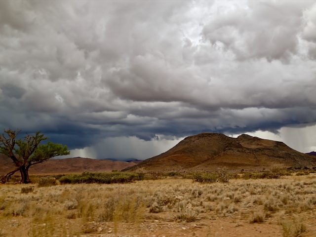 namibia landscape near sossusvlei